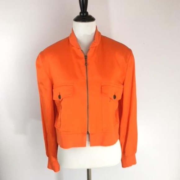 Future Ozbek Jackets & Blazers - Vintage Future Ozbek Bright Orange Jacket
